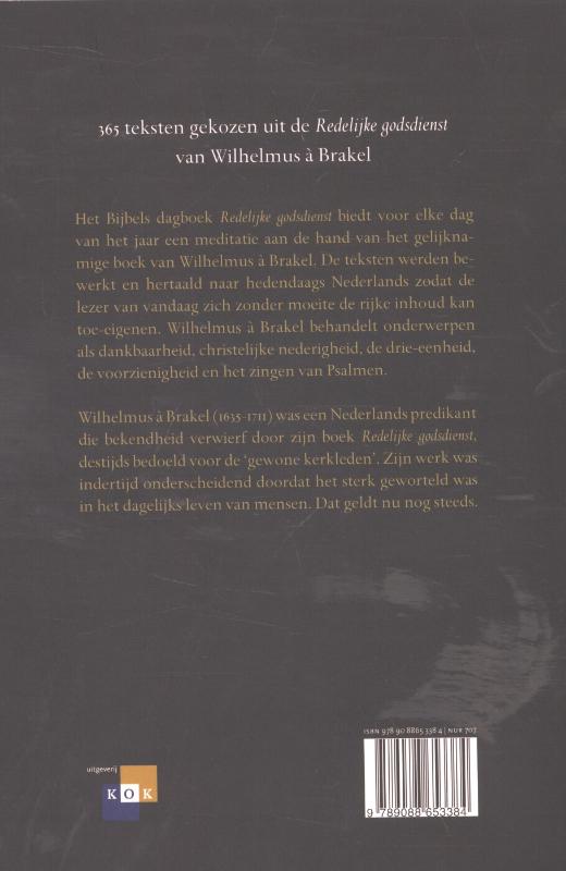 Redelijke godsdienst achterkant