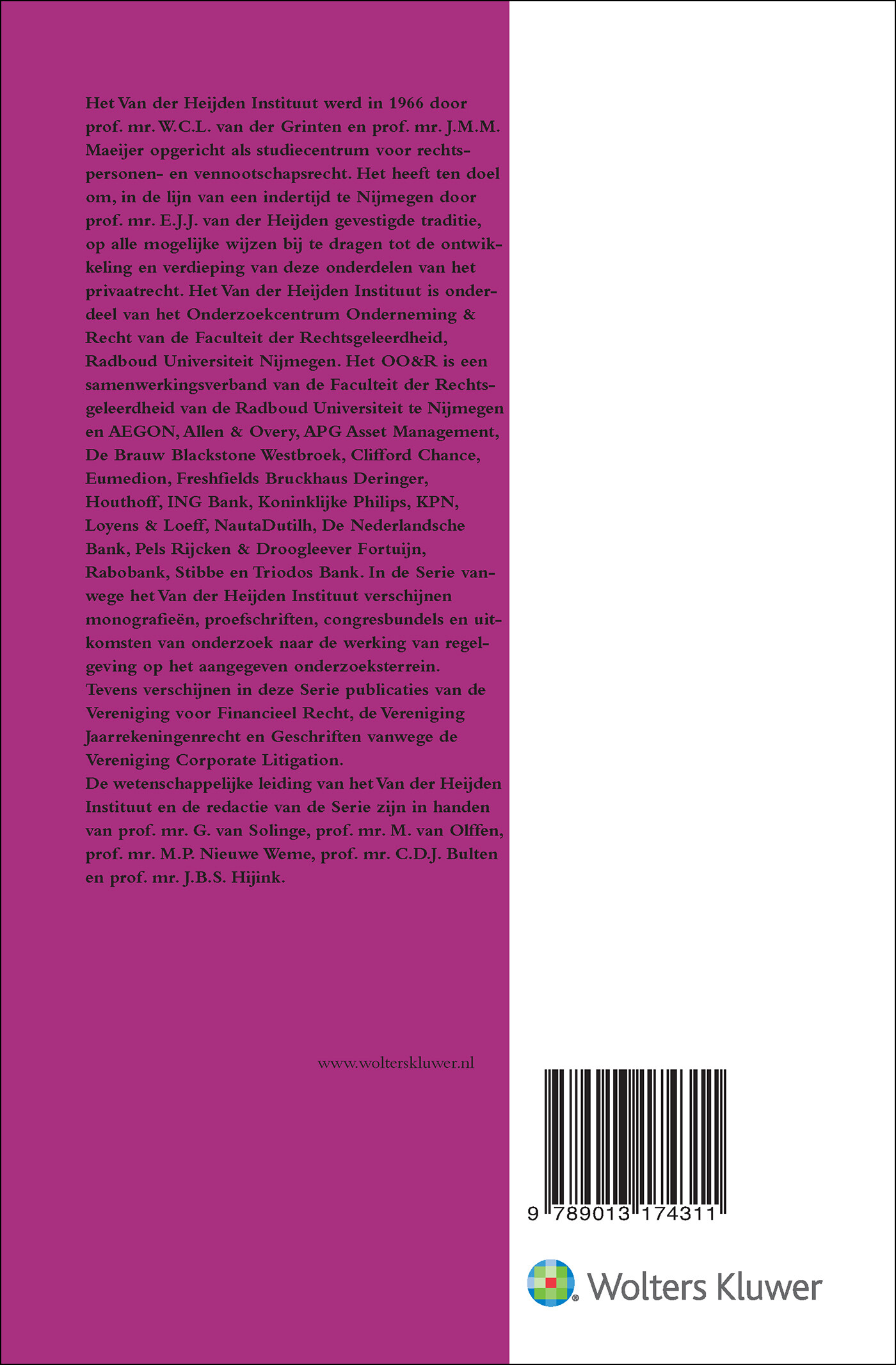 De beursvennootschap en de institutionele belegger: naar een nieuwe balans achterkant