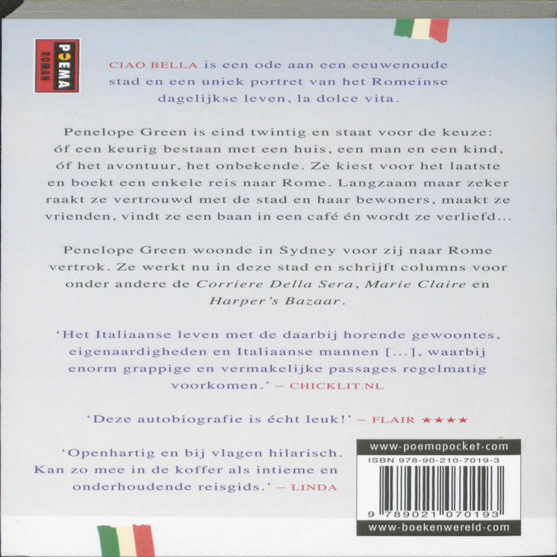 Poema pocket Ciao bella Poema pocket Ciao bella achterkant