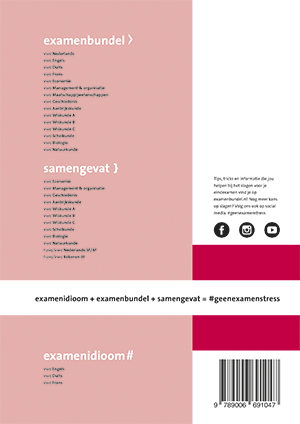 Examenbundel vwo Economie 2019/2020 achterkant