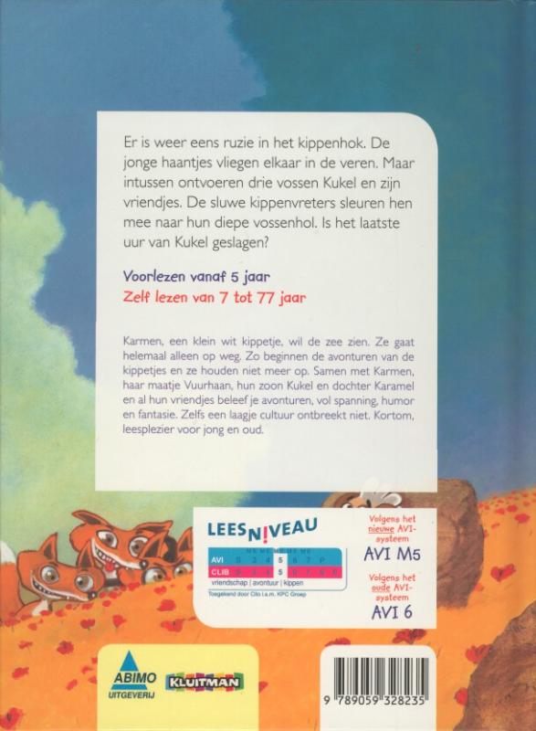 Ren voor je kippenleven / De kippetjes / 5 Ren voor je kippenleven / De kippetjes / 5 achterkant