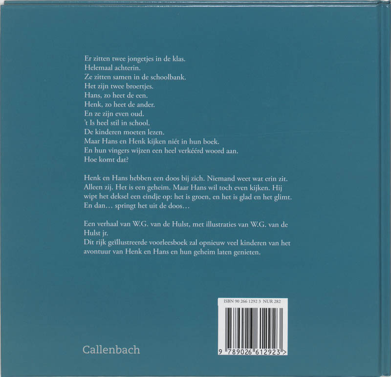 Zo'n griezelig beest Zo'n griezelig beest achterkant