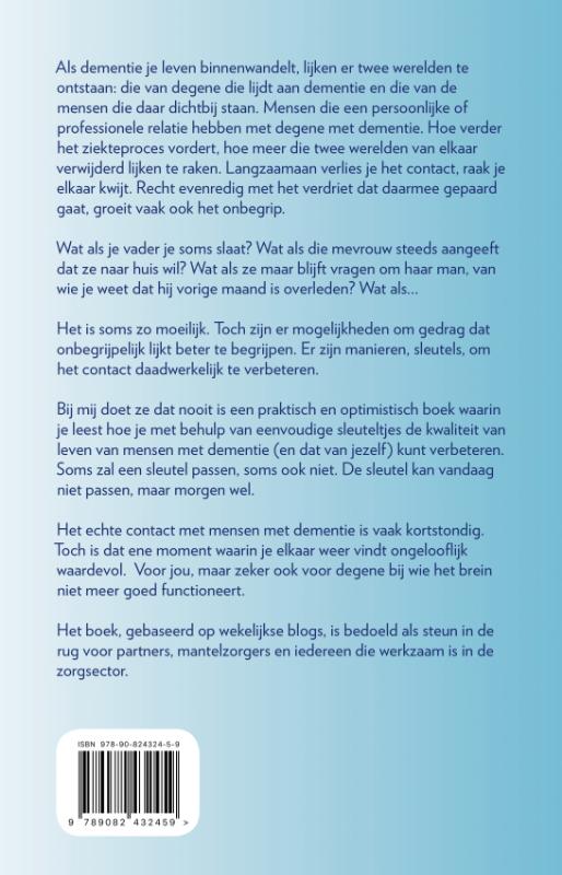 Bij mij doet ze dat nooit achterkant