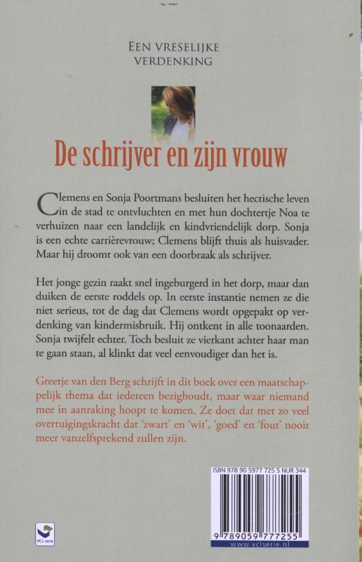 De Schrijver En Zijn Vrouw achterkant