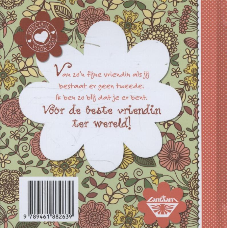 Voor mijn allerliefste vriendin achterkant