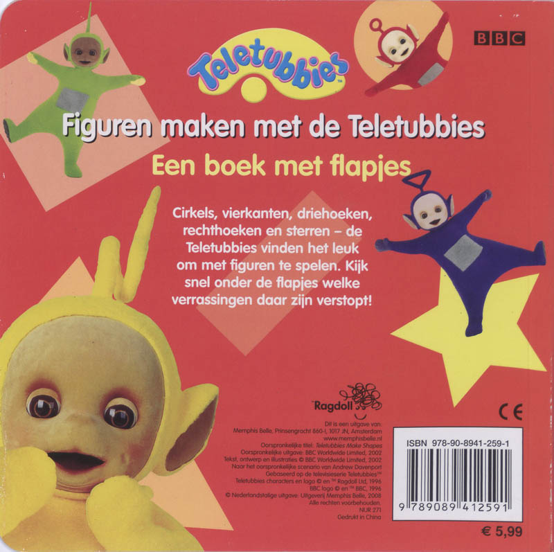 Teletubbes Figuren Maken Met De Teletubbies achterkant