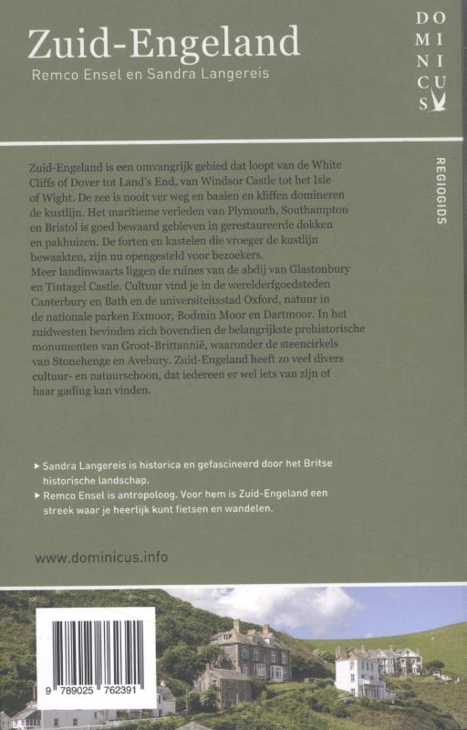 Zuid-Engeland / Dominicus Regiogids achterkant