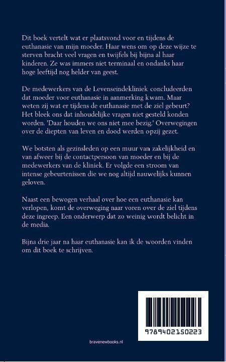 De euthanasie van mijn moeder / Lezingenreeks achterkant