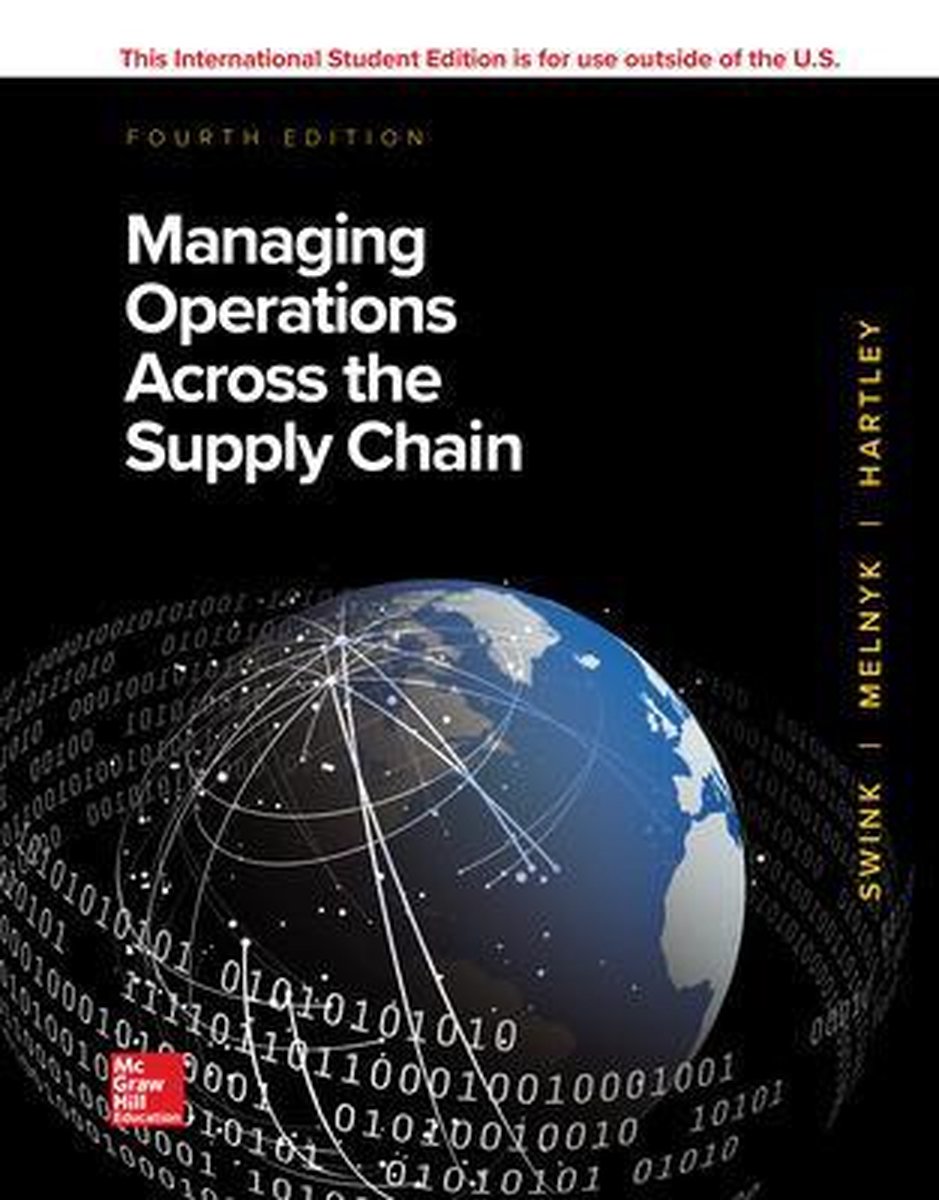 ISE Managing Operations Across the Supply Chain