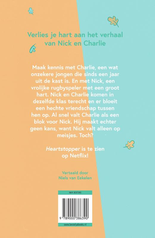 Nick en Charlie ontmoeten elkaar... / Heartstopper / 1 Nick en Charlie ontmoeten elkaar... / Heartstopper / 1 achterkant