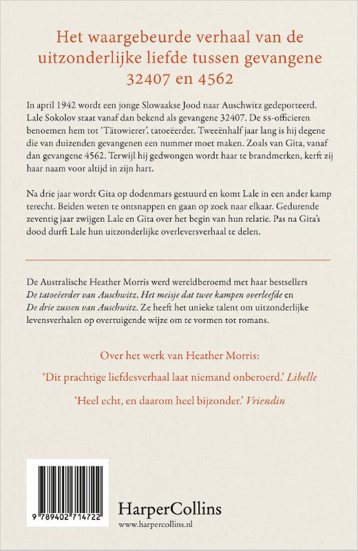 De tatoeëerder van Auschwitz / De tatoeëerder van Auschwitz / 1 achterkant