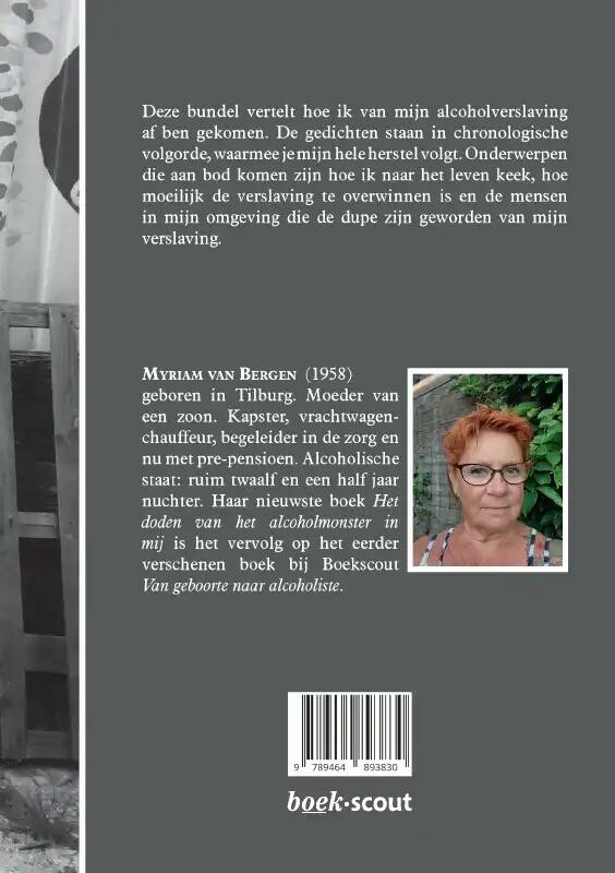 Het doden van het alcoholmonster in mij! achterkant