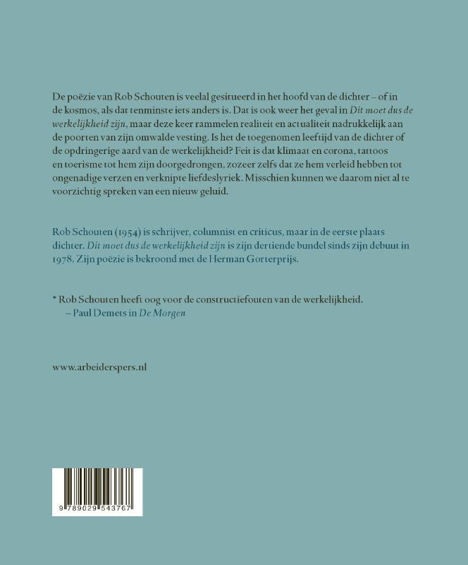 Dit moet dus de werkelijkheid zijn achterkant