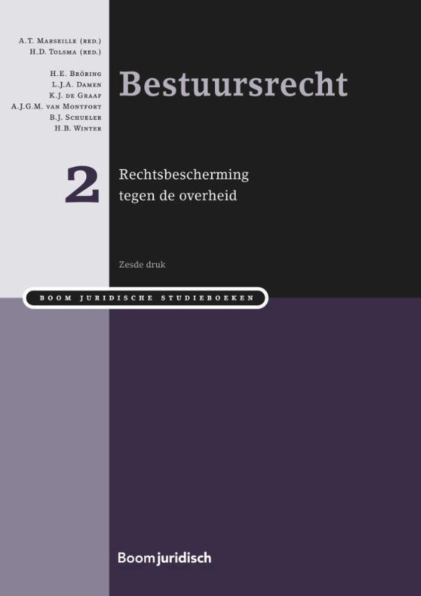 boekenbalie_9789462901834_cover Bestuursrecht / deel 2 / Boom Juridische studieboeken