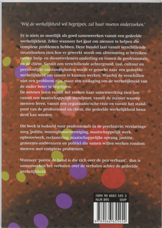 De Vele Gezichten Van De Gedeelde Werkelijkheid achterkant