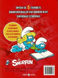 De favoriete strips van Smurfin / De Smurfen achterkant