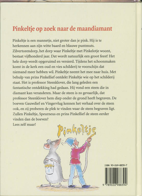 Pinkeltje Op Zoek Naar De Maandiamant 27 achterkant