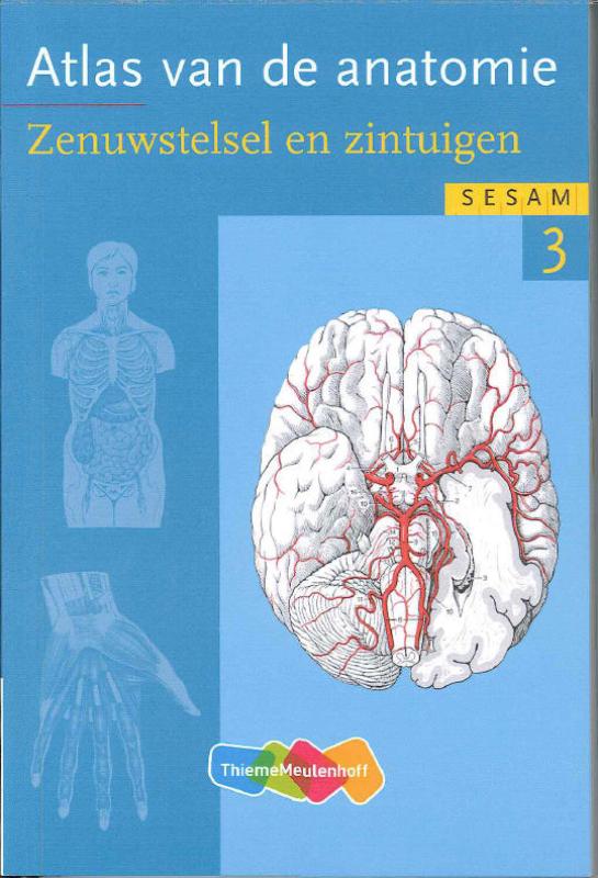 boekenbalie_9789006952339_cover Sesam atlas van de anatomie - deel 3 / 3 Zenuwstelsel en zintuigen / Sesam atlas van de anatomie / 3