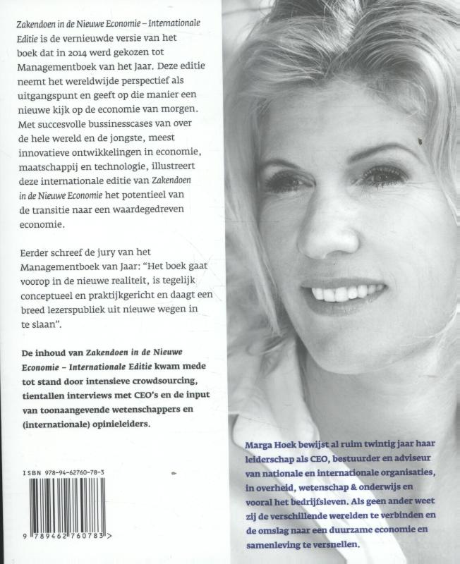 Zakendoen in de nieuwe economie achterkant