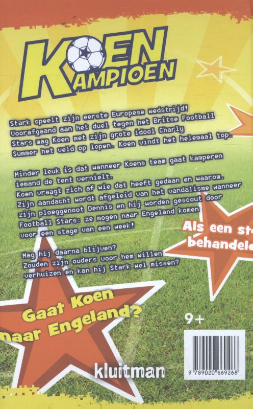 Voetbaldromen / Koen Kampioen achterkant