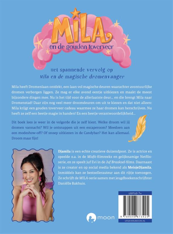 Mila en de gouden toverveer achterkant