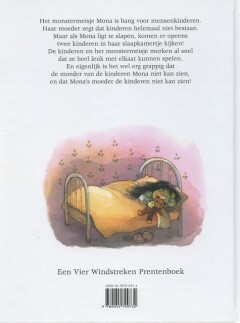 Mona het monstermeisje / Een Vier Windstreken prentenboek achterkant