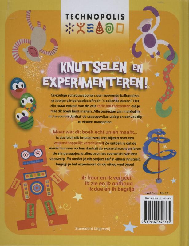 Knutselen en experimenteren! achterkant