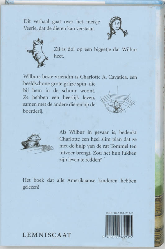 Charlotte's web achterkant