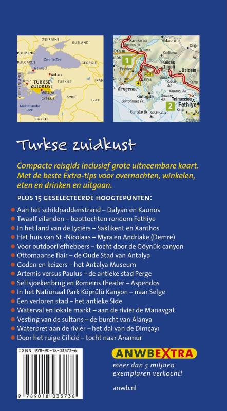 Turkse Zuidkust / ANWB extra achterkant