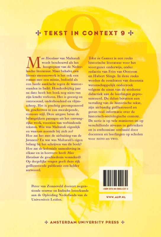 Max Havelaar - Multatuli / Tekst in Context Max Havelaar - Multatuli / Tekst in Context achterkant