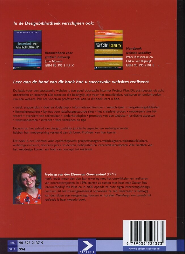Webdesign / Design Bibliotheek achterkant