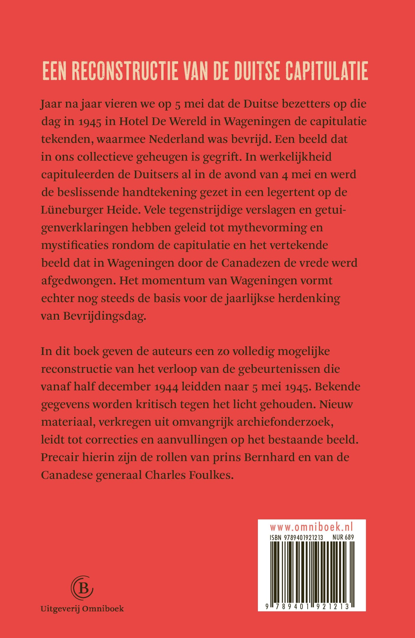 5 mei 1945 achterkant