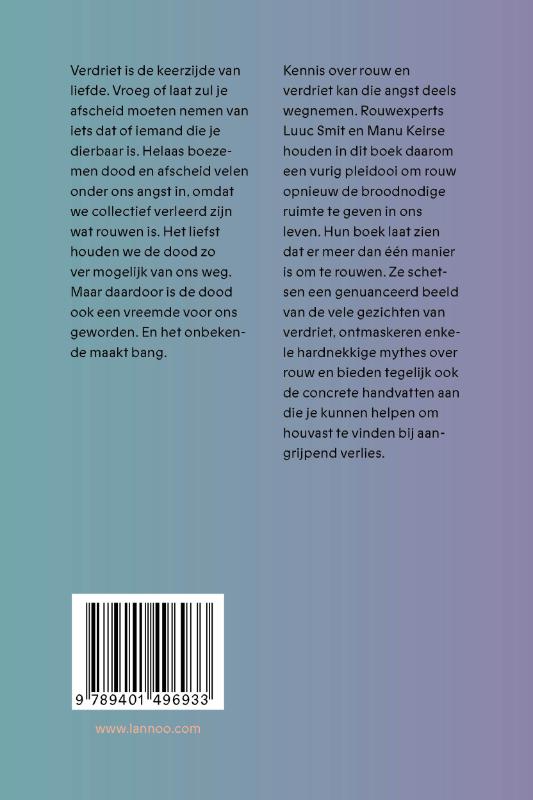 Rouwen is liefde achterkant