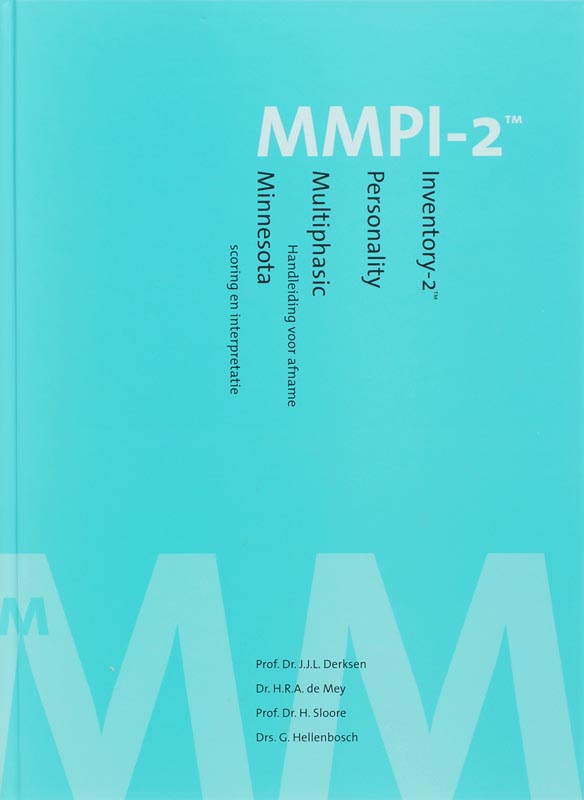 J.J.L. Derksen Mmpi-2 (Tm) thumbnail