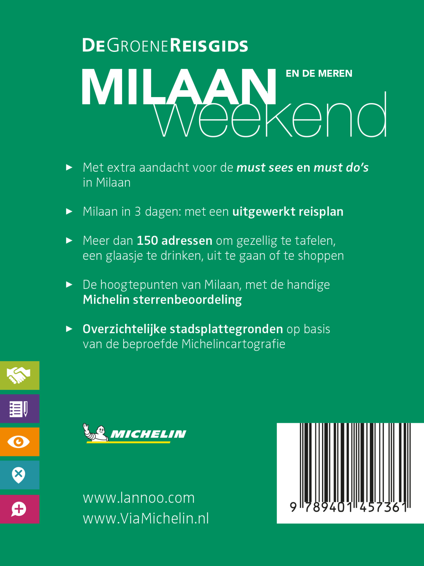 Milaan / De Groene Reisgids Weekend achterkant