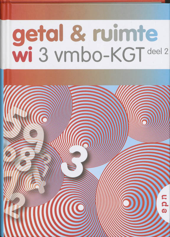 boekenbalie_9789011105348_cover Getal en Ruimte / 3 Vmbo-KGT deel 2 / deel Leerboek