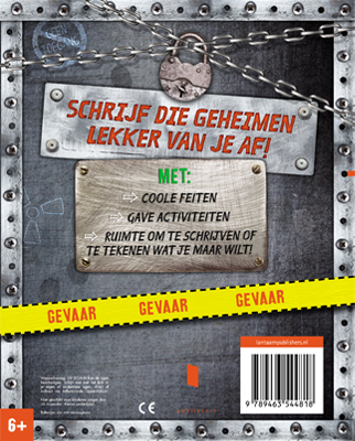 Mijn grote geheimen boek - Jongens achterkant