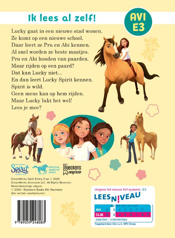Het wilde paard / Spirit Samen Vrij achterkant