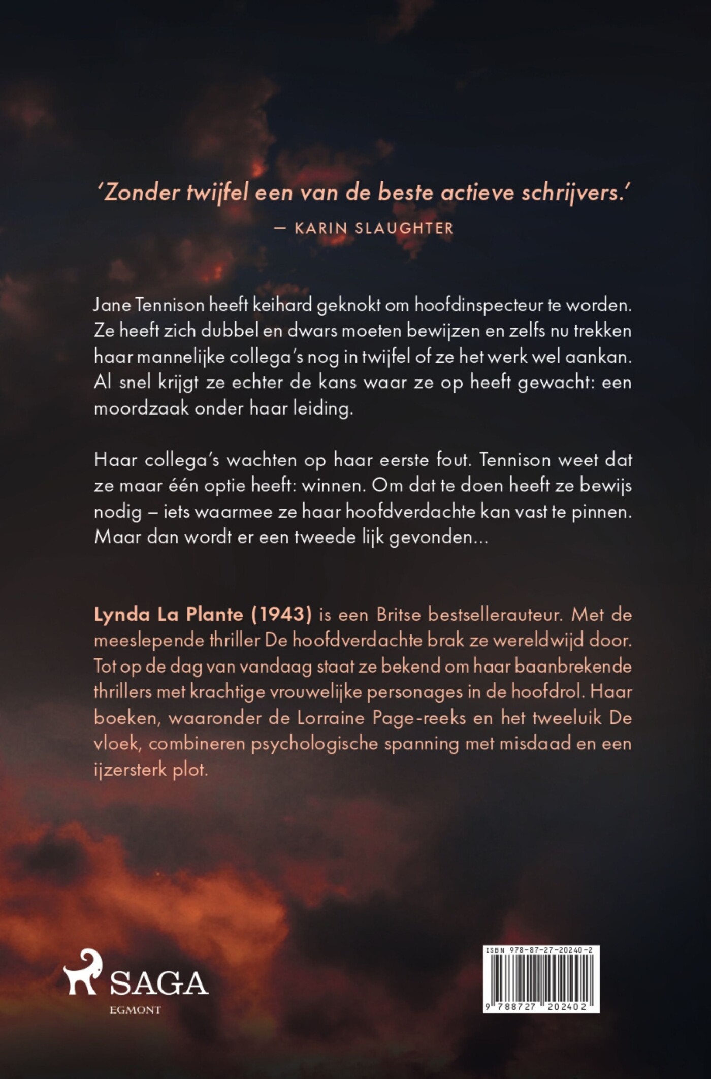 De hoofdverdachte achterkant