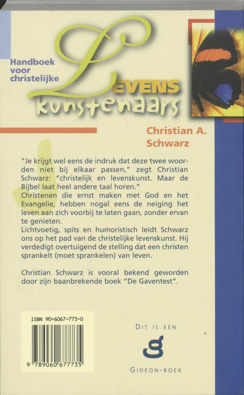 Handleiding Voor Christelijke Levenskuns achterkant