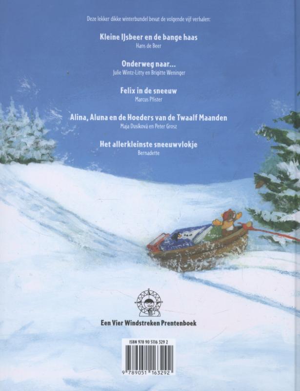 Hoera, sneeuw! / Een Vier Windstreken prentenboek Hoera, sneeuw! / Een Vier Windstreken prentenboek achterkant
