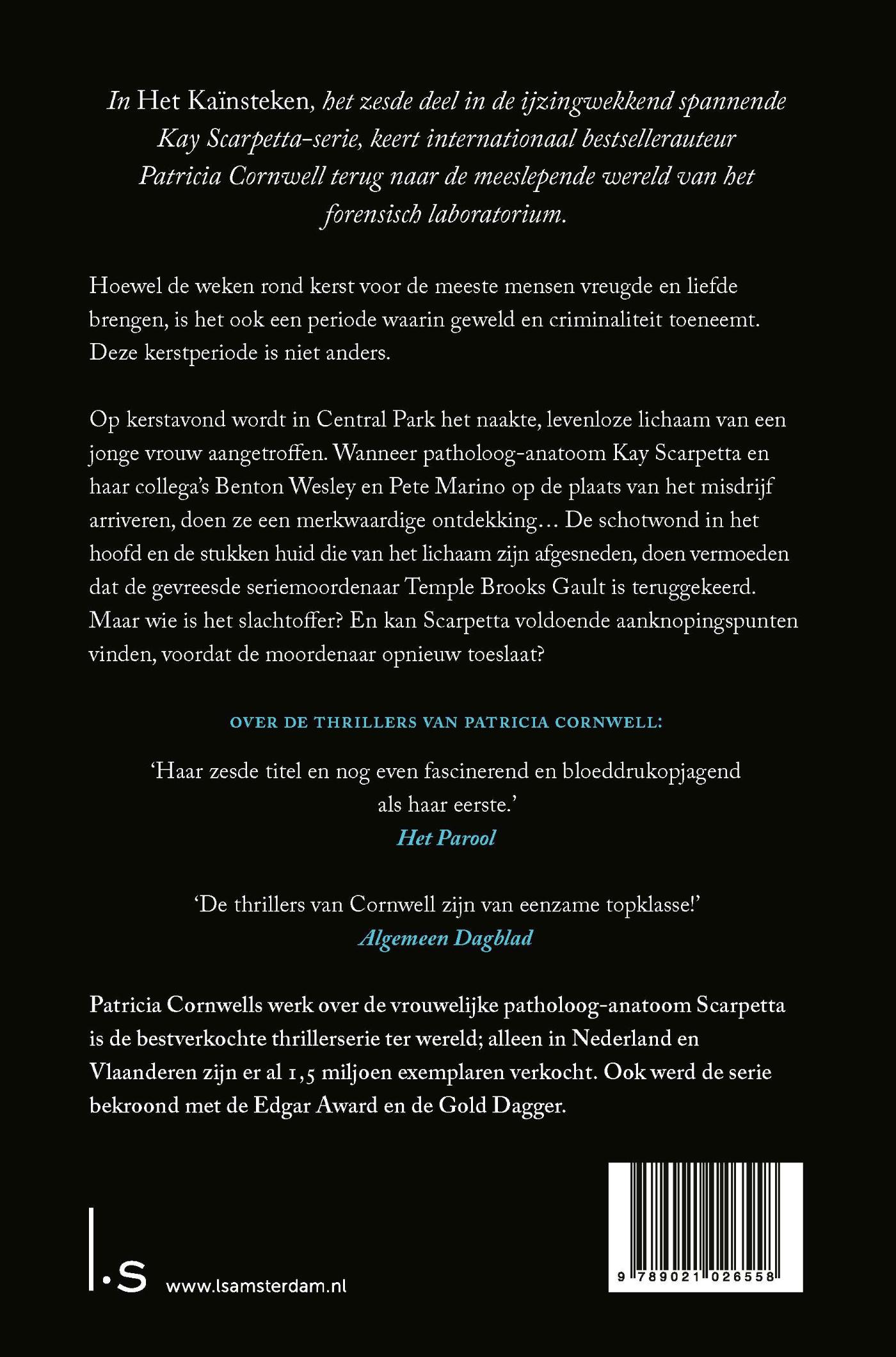 Het Kaïnsteken / Kay Scarpetta / 6 achterkant