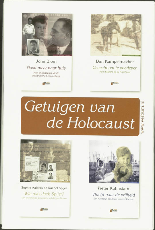 Getuigen van de Holocaust set / Holocaust Bibliotheek achterkant