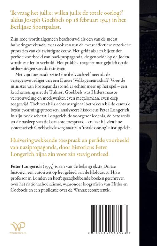 De Sportpalastrede 1943 achterkant