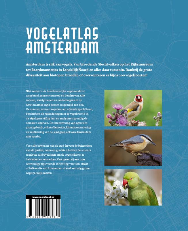 Vogelatlas Amsterdam achterkant