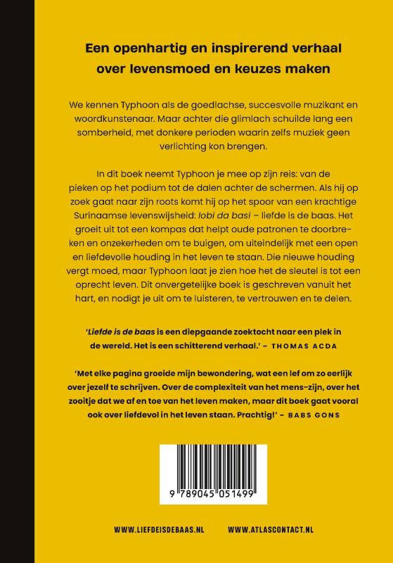 Liefde is de baas achterkant