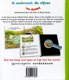 Ik onderzoek de vijver / WP Ontdekboeken achterkant