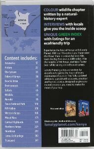 Kenya 7E Lonely Planet achterkant