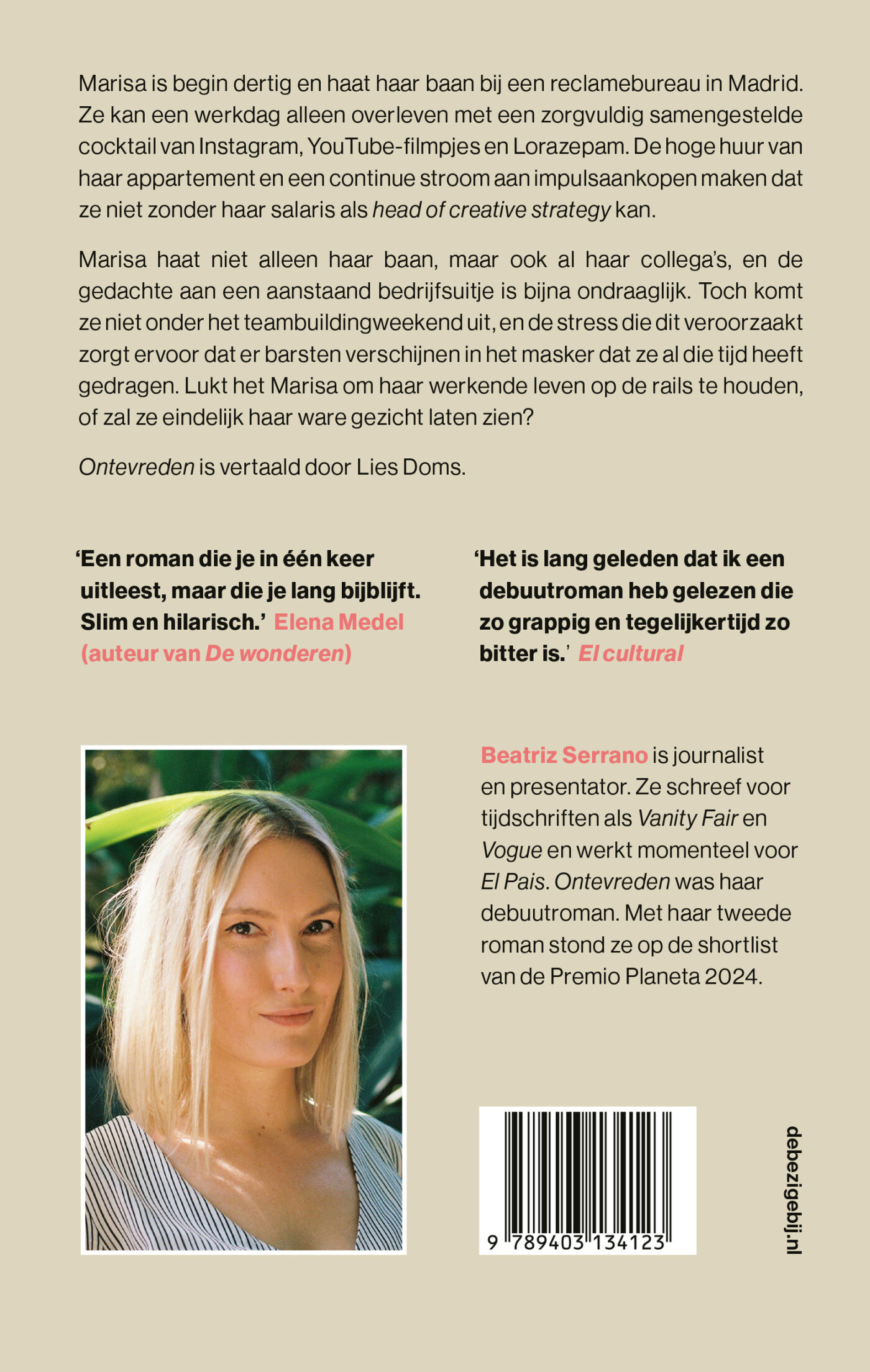 Ontevreden achterkant
