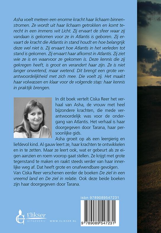 Asha, kind van Atlantis achterkant